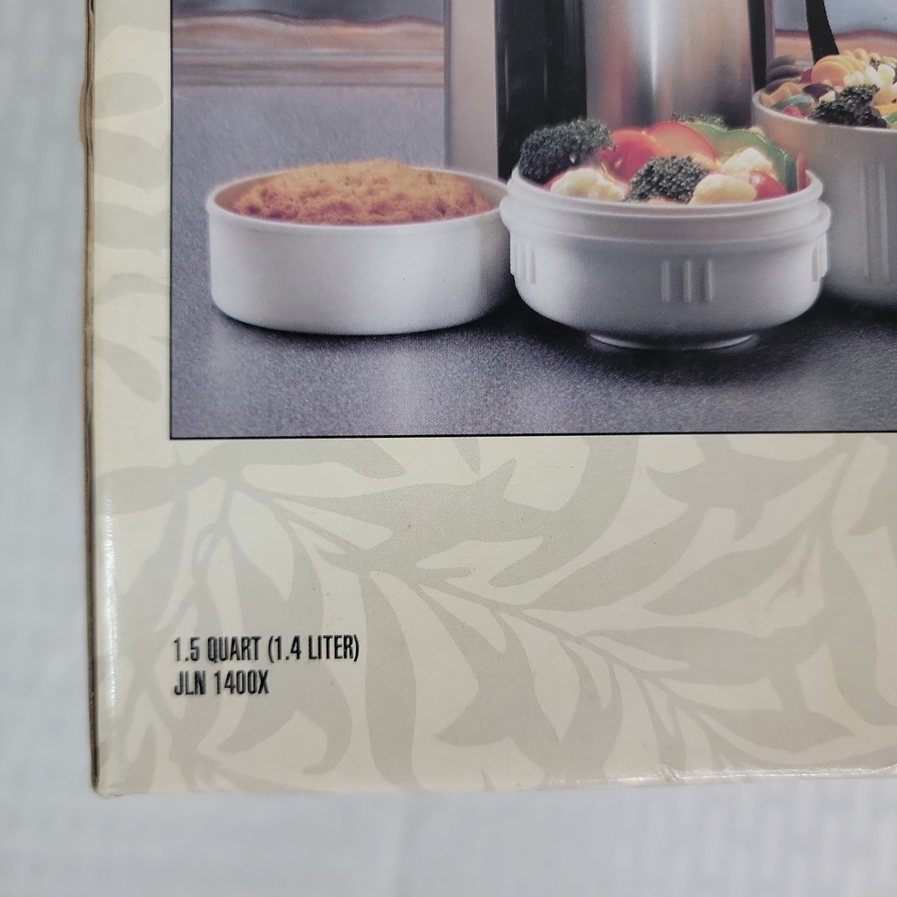 Thermos Nissan Thermal Lunch Tote Stainless Steel Food‎ Jar Set 4 Containers New - Picture 6 of 8